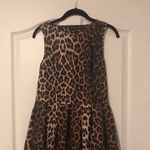 Topshop cheetah print dress